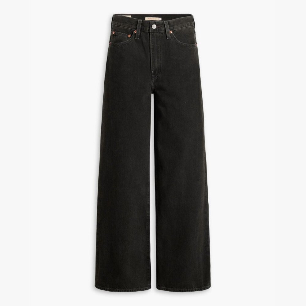 Levi's Ribcage Wide Leg Women's Jeans Black NWT 24X32